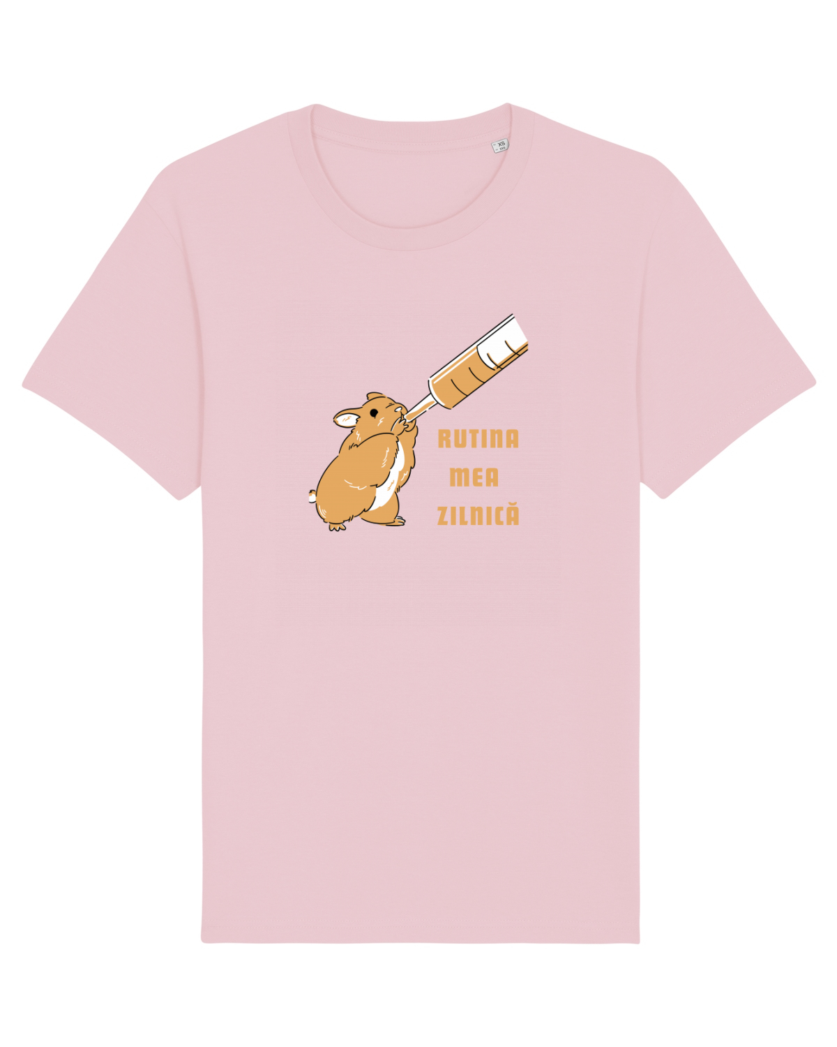 Tricou mânecă scurtă Unisex Rocker Cotton Pink