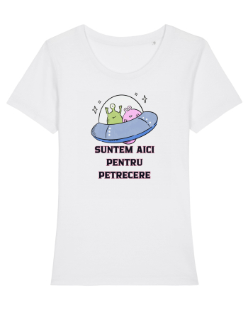 SUNTEM AICI PENTRU PETRECERE White