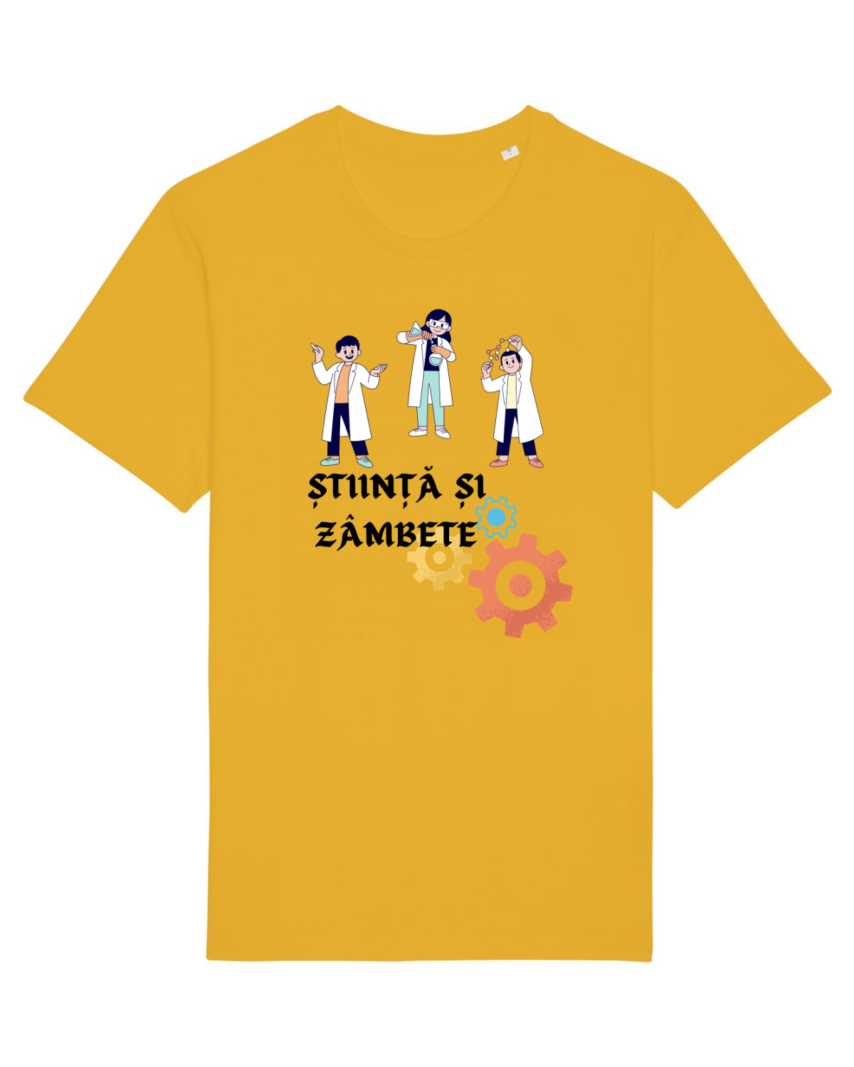 Tricou mânecă scurtă Unisex Rocker Spectra Yellow