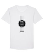 Music Tricou mânecă scurtă guler larg Bărbat Skater