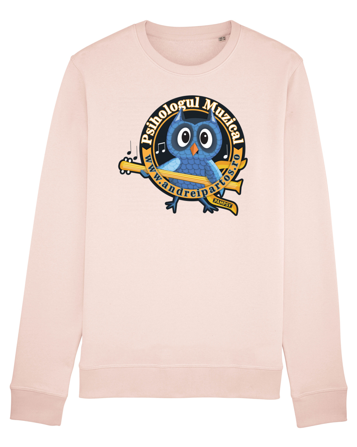 Bluză mânecă lungă Unisex Rise Candy Pink