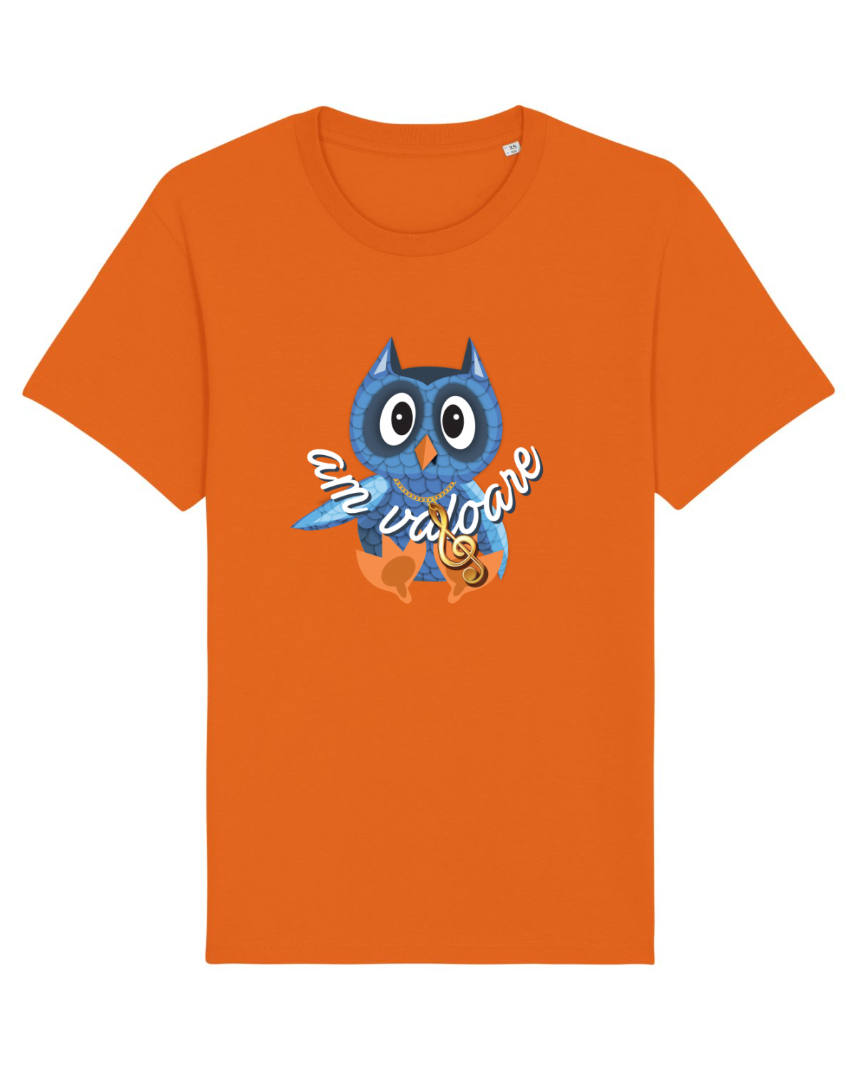 Tricou mânecă scurtă Unisex Rocker Bright Orange