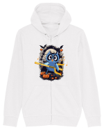 Pampsy - Halloween cu luna plina Hanorac cu fermoar Unisex Connector