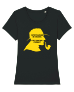 ÎNTOTDEAUNA ÎN MISIUNE Tricou mânecă scurtă guler larg fitted Damă Expresser