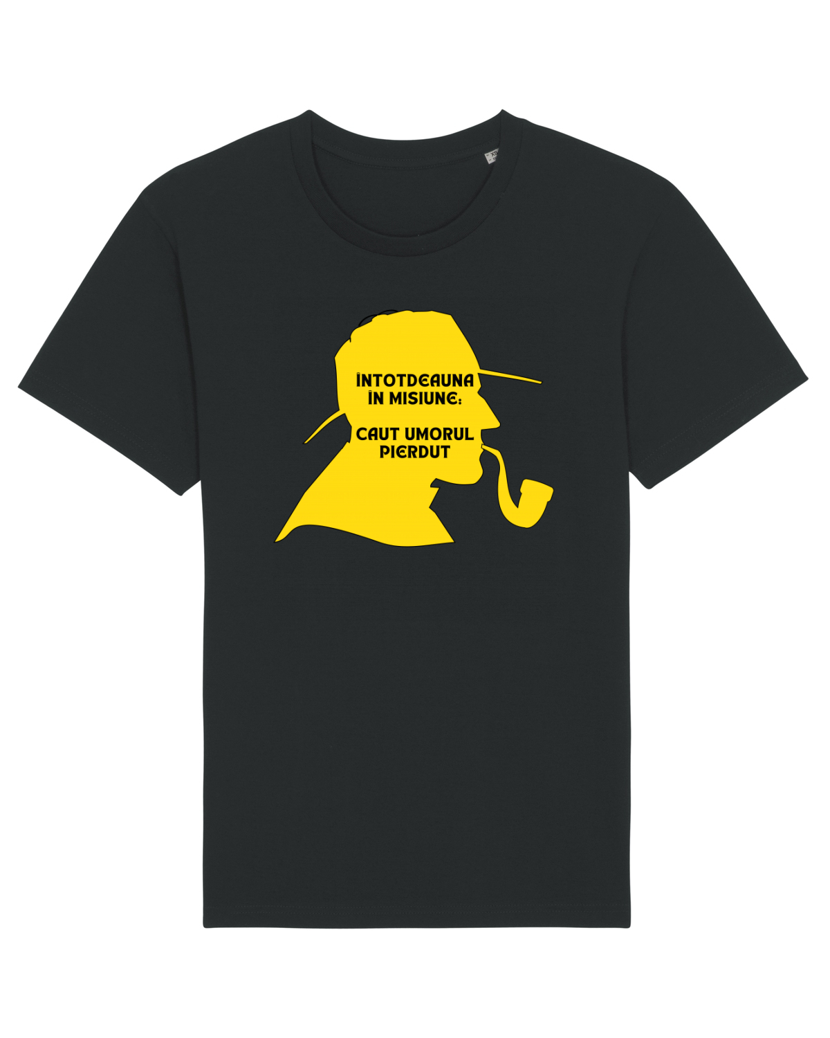 Tricou mânecă scurtă Unisex Rocker Black