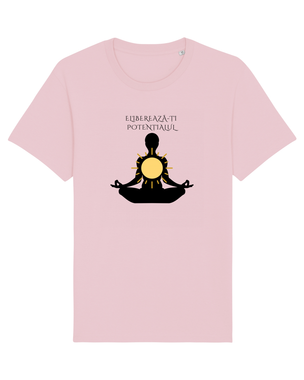 Tricou mânecă scurtă Unisex Rocker Cotton Pink