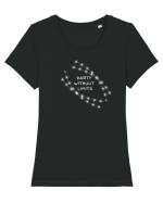 PARTY WITHOUT LIMITS Tricou mânecă scurtă guler larg fitted Damă Expresser