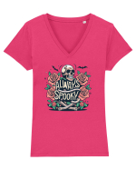 always spooky Tricou mânecă scurtă guler V Damă Evoker