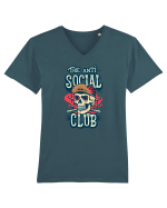 antisocialclub Tricou mânecă scurtă guler V Bărbat Presenter