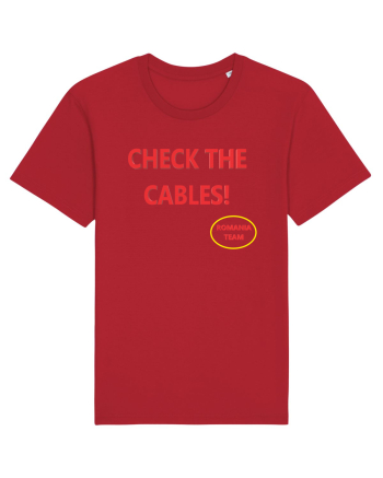 Check the cables Red