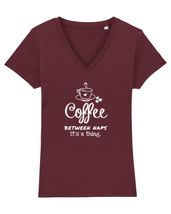 Coffee between Naps Burgundy