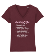 Confident you Tricou mânecă scurtă guler V Damă Evoker