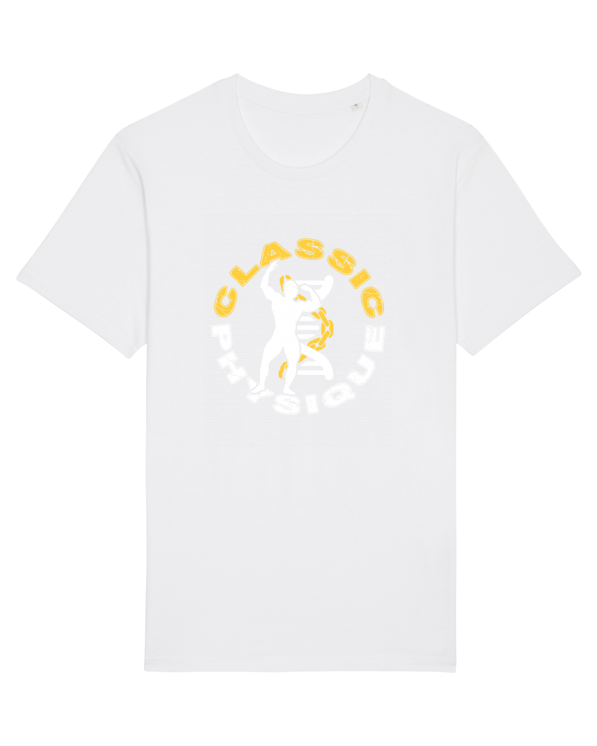 Tricou mânecă scurtă Unisex Rocker White