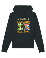 Easily Distracted By Frogs & Books Hanorac Unisex Drummer
