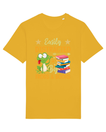 Easily Distracted By Frogs & Books Spectra Yellow