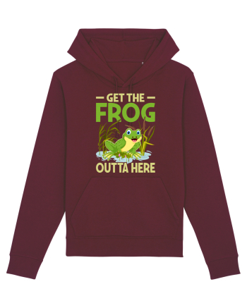 Get The Frog Outta Here Burgundy