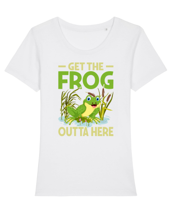 Get The Frog Outta Here White