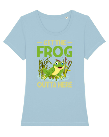 Get The Frog Outta Here Sky Blue