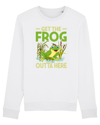 Get The Frog Outta Here White