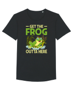 Get The Frog Outta Here Tricou mânecă scurtă guler larg Bărbat Skater