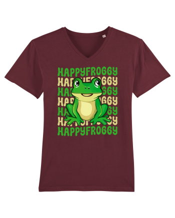 Happy Froggy Burgundy