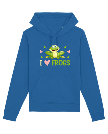 I Love Frogs Royal Blue