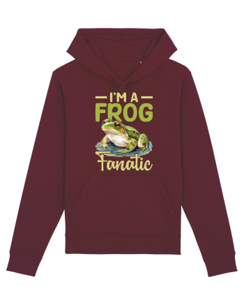 I'm A Frog Fanatic Burgundy