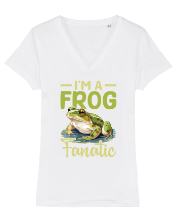I'm A Frog Fanatic White