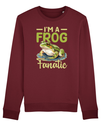 I'm A Frog Fanatic Burgundy