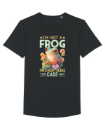 I'm Not A Frog I'm A Hop-Eless Case Tricou mânecă scurtă guler larg Bărbat Skater