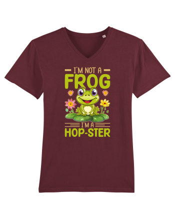 I'm Not A Frog I'm A Hop-Ster Burgundy