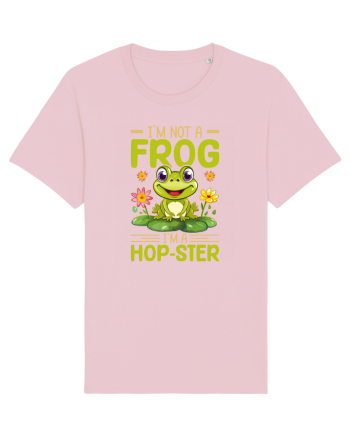 I'm Not A Frog I'm A Hop-Ster Cotton Pink