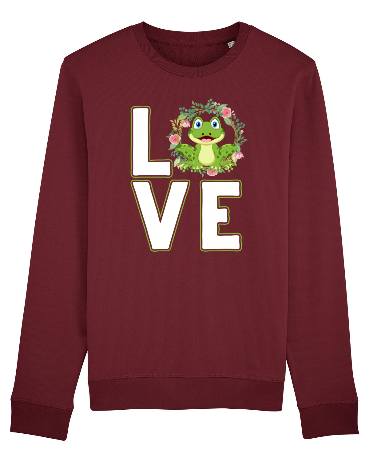 Bluză mânecă lungă Unisex Rise Burgundy