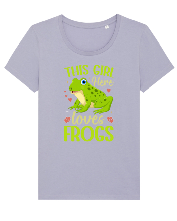 This Girl Here Loves Frogs Lavender