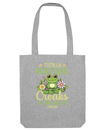 Totally Head Over Croaks For You Fansinn Heather Grey