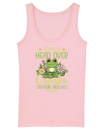Totally Head Over Croaks For You Fansinn Cotton Pink