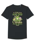 Totally Head Over Croaks For You Fansinn Tricou mânecă scurtă guler larg Bărbat Skater