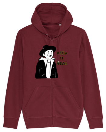 KEEP IT REAL - V1 Burgundy