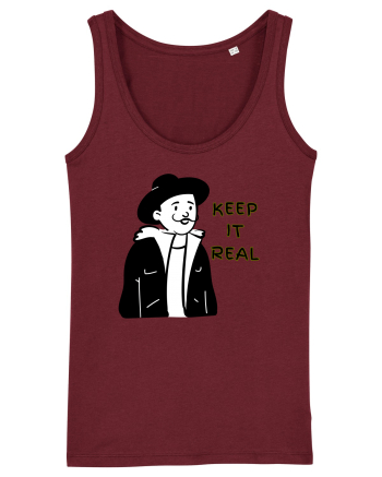 KEEP IT REAL - V1 Burgundy