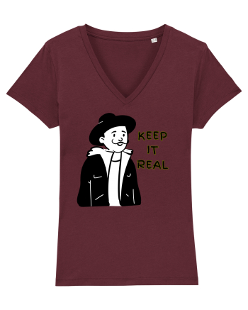KEEP IT REAL - V1 Burgundy