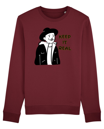 KEEP IT REAL - V1 Burgundy