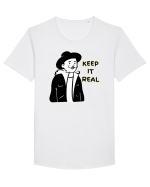 KEEP IT REAL - V1 Tricou mânecă scurtă guler larg Bărbat Skater