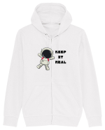 KEEP IT REAL - V2 Hanorac cu fermoar Unisex Connector
