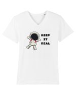 KEEP IT REAL - V2 Tricou mânecă scurtă guler V Bărbat Presenter