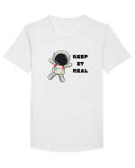 KEEP IT REAL - V2 Tricou mânecă scurtă guler larg Bărbat Skater