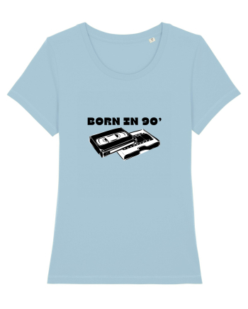 BORN IN 90' Sky Blue
