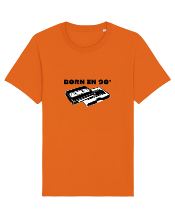 BORN IN 90' Bright Orange