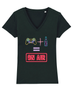 ON AIR Tricou mânecă scurtă guler V Damă Evoker