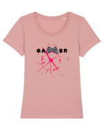 GAMER Tricou mânecă scurtă guler larg fitted Damă Expresser