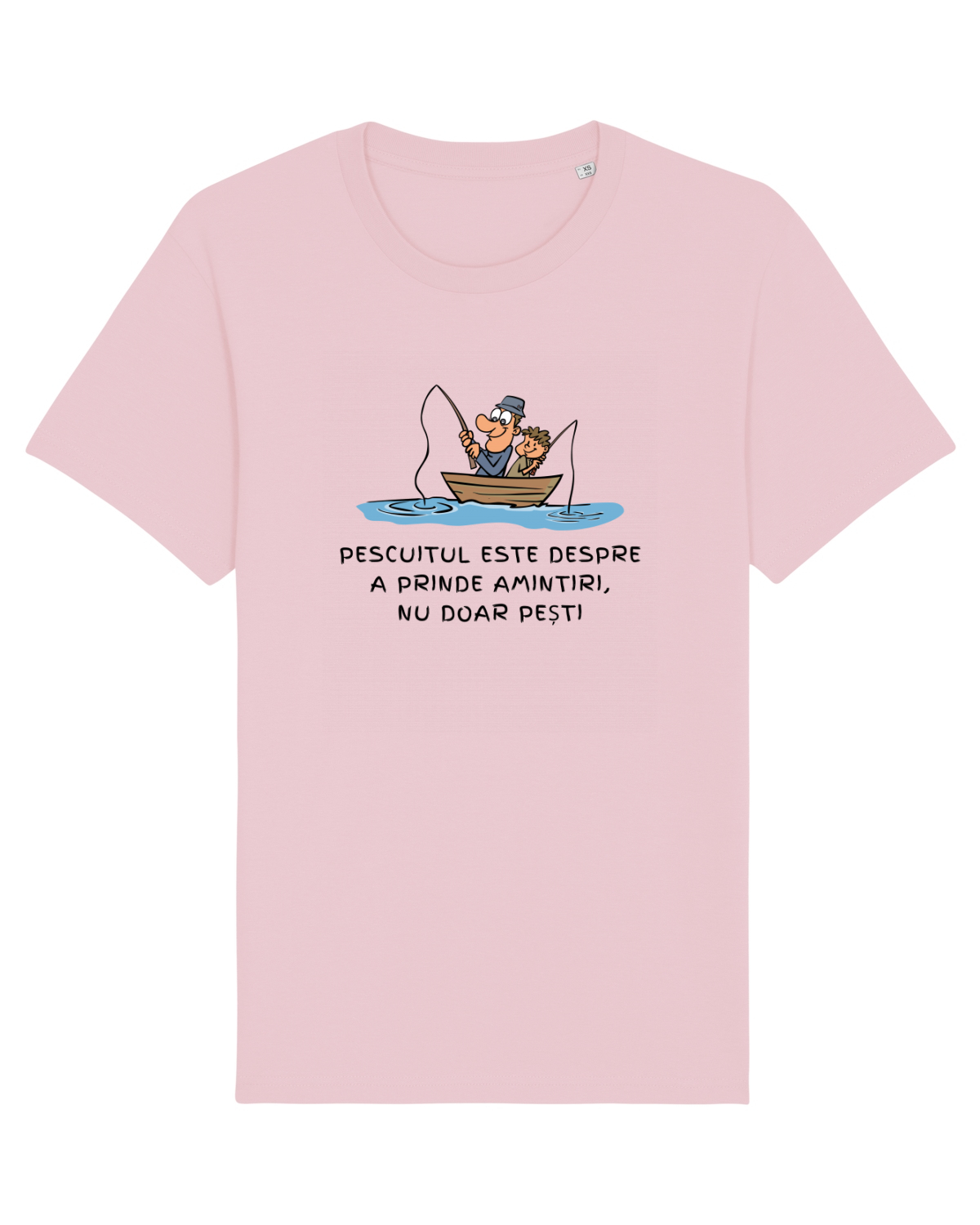 Tricou mânecă scurtă Unisex Rocker Cotton Pink